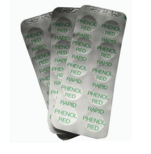 Tabletki do mierzenia poziomu pH wody Phenol Red 10 szt.