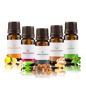 Olejki eteryczne zapachowe do sauny ZESTAW nr.6 5 x 10 ml