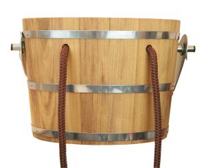 Wiadro prysznicowe do schładzania po saunie Olcha 15 L