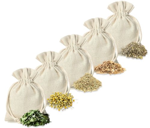 Zioła do sauny 100% naturalne - ZESTAW nr.2 - 5 x 50 g