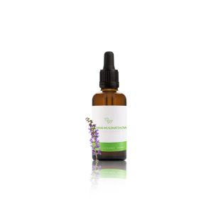 Olejek eteryczny do sauny naturalny 100% SZAŁWIA MUSZKATAŁOWA Salvia sclarea 100ml 