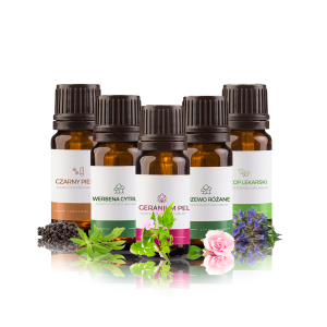 OLEJKI ETERYCZNE ZAPACHOWE DO SAUNY ZESTAW 5 X 10ML NR.7