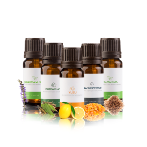 OLEJKI ETERYCZNE ZAPACHOWE DO SAUNY ZESTAW 5 X 10ML NR.8