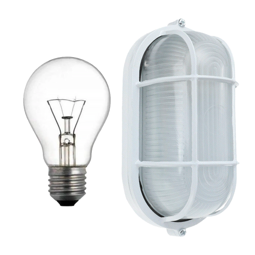 lampa i żarówka do sauny e27