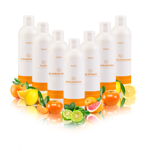 Olejki do sauny emulsje zapachowe ZESTAW cytrusowy 7 x 1000 ml