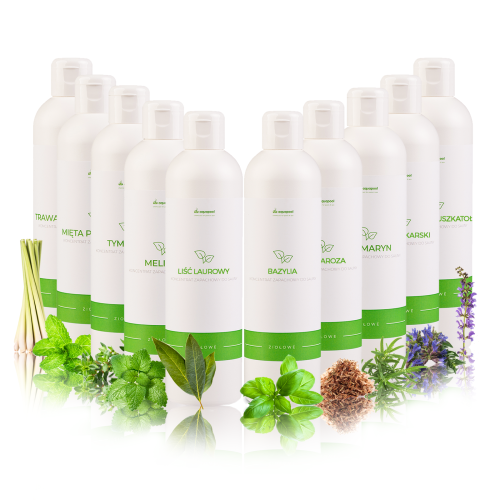 Olejek do sauny emulsje Zapachy Ziołowe 10 x 250 ml