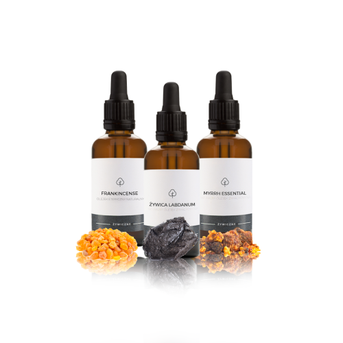 Olejki eteryczne do sauny zestaw olejków żywicznych 3 x 20 ml