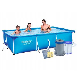 Basen stelażowy ogrodowy 300 x 201 x 66 cm - Bestway 56411