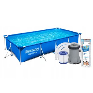 BASEN STELAŻOWY OGRODOWY 400 X 211 X 81 CM - BESTWAY 56424