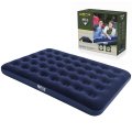 Dmuchany materac welurowy dwuosobowy 191 x 137 x 22 cm - Bestway DUBLE Pavillo