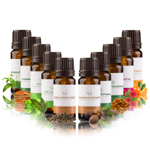 OLEJKI ETERYCZNE ZAPACHOWE DO SAUNY ZESTAW 10 X 10ML NR.5