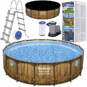 Basen stelażowy ogrodowy Power Steel 488 x 122  cm - Bestway 56725