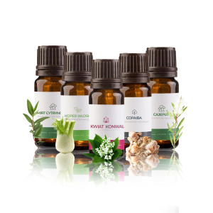 OLEJKI ETERYCZNE ZAPACHOWE DO SAUNY ZESTAW 5 X 10ML NR.11