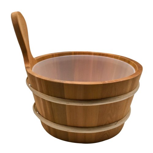 Wiadro, ceber do sauny z drzewa cedrowego