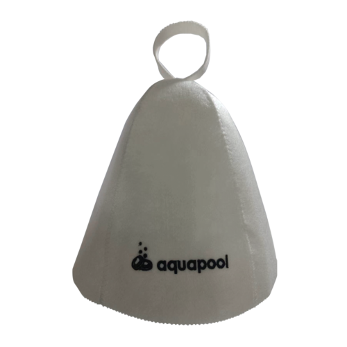 Czapka do sauny filcowa biała