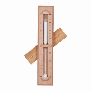 Klepsydra z drewna cedrowego z białym piaskiem do sauny 15 minut