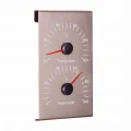 Termometr higrometr złoty  aluminiowy do sauny