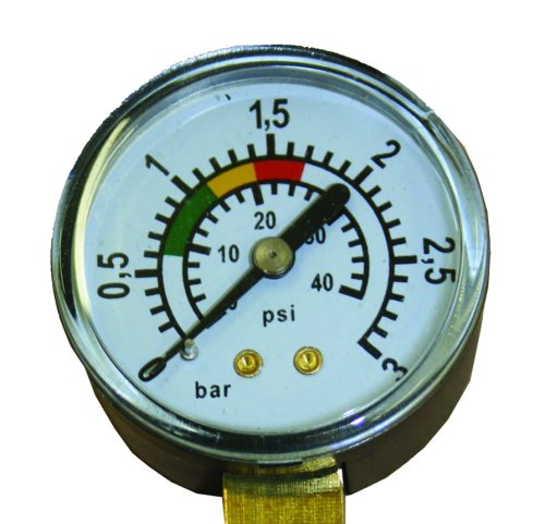 Ciśnieniomierz 1/8" + podłączenie boczne
