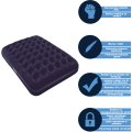 Dmuchany materac welurowy dwuosobowy 191 x 137 x 22 cm - Bestway DUBLE Pavillo