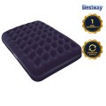 Dmuchany materac welurowy dwuosobowy 191 x 137 x 22 cm - Bestway DUBLE Pavillo