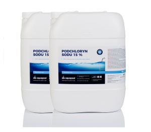 Podchloryn sodu 15% stabilizowany chlor w płynie do dezynfekcji i basenu 2 x 25 kg