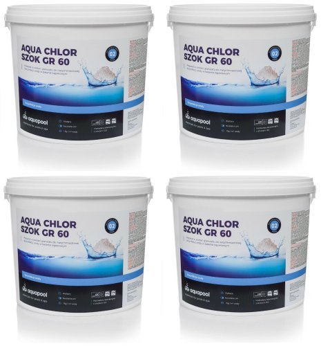 Chlor szok do basenu granulat  4 x 5 kg