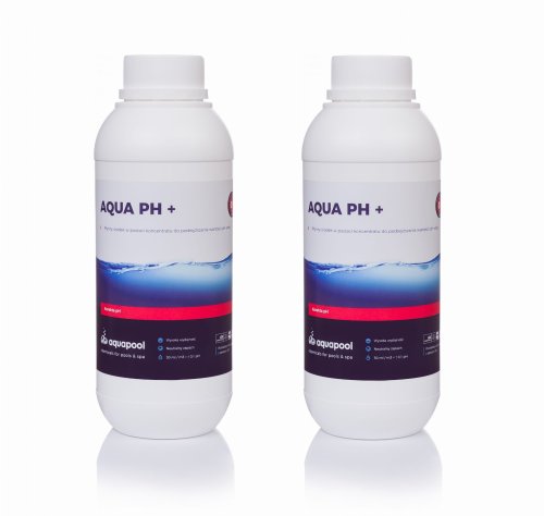 pH plus + do basenu w płynie 2 x 1 l