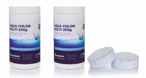 Chlor Multifunkcyjny do basenu tabletki 200g 2 x 1 kg