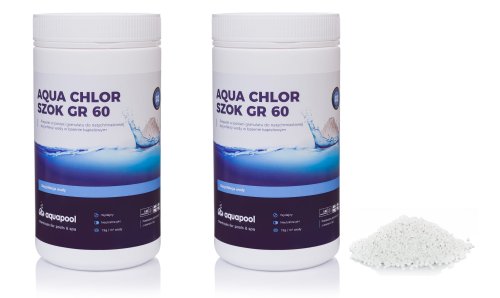 Chlor szok do basenu granulat 2 x 1 kg