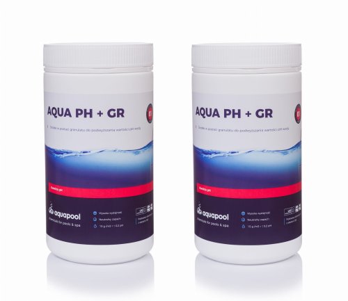 pH plus + granulat do basenu 2 x 1 kg