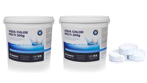 Chlor Multifunkcyjny do basenu tabletki 200g 2 x 3 kg