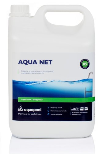 Środek na kamień w basenie - odkamieniacz Aqua Net 5 l