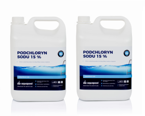 Podchloryn sodu 15% stabilizowany chlor w płynie do dezynfekcji i basenu 2 x 5 l
