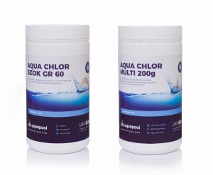Aqua Chlor Multi 6w1 tabletki 200g 1 kg + 1 kg chlor szok