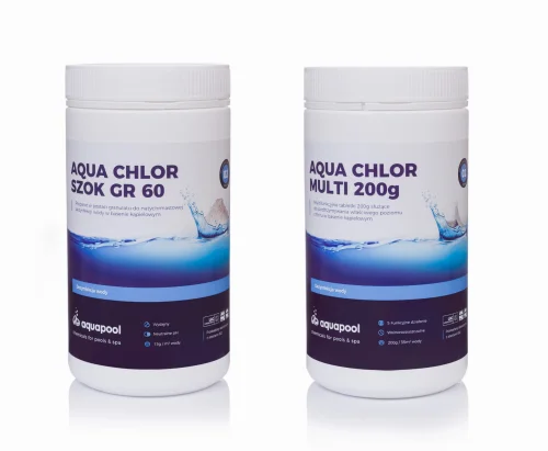 Aqua Chlor Multi 6w1 tabletki 200 g 1 kg + 1 kg chlor szok