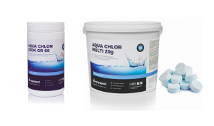 Aqua Chlor Multi 6w1 Tabletki 20g 5 kg + 1 kg Chlor Szok