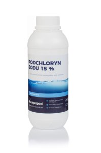 Podchloryn sodu 15% stabilizowany chlor w płynie do dezynfekcji i basenu 1 l