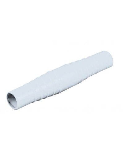 Uniwersalna długa złączka do węży 32 / 38 mm - biała z ABS