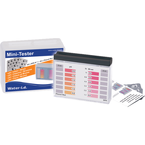 Tester do badania pH i chloru w basenie na tabletki