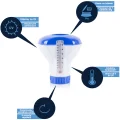 Zestaw Chlor do basenu tabletki BLUE 20g 0,4 kg + dozownik z termometrem