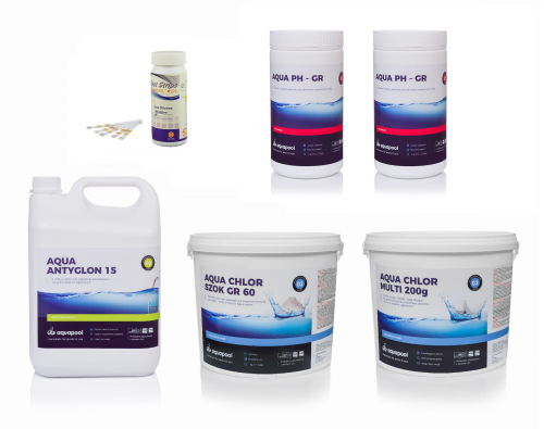 Średni zestaw startowy chemii do basenu nr 2