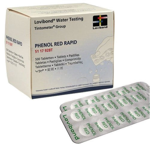 Tabletki phenol red 300 tabletek do mierzenia poziomu pH wody