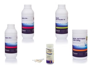 Mały zestaw startowy Aktywny Tlen 20g do basenu Intex Bestway nr 1