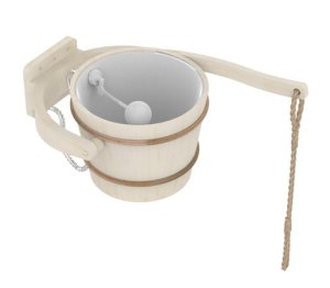 Wiadro prysznicowe do schładzania po saunie 18L