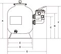 Zbiornik filtracyjny do basenu A3 - 400 basen do 100 m3