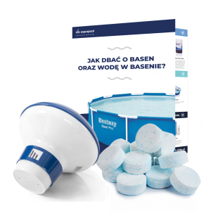 Tabletki do basenu 20g multifunkcyjne  0,2 kg + dozownik mały